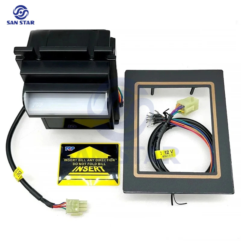 Coin Operated Kiddie Ride - TOP TB74 TB77 Bill Acceptorไม่มีกล่องDC12VสัญญาณชีพจรTableroเกมอาเขตเครื่องหยอดเหรียญตกปลาPinballอะไหล่